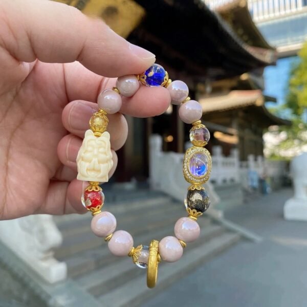 Charming Violet Sacred Ash Porcelain Bracelet – Blue Planet - Image 2