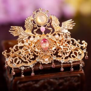 Imperial Phoenix Crown – Sacred Feminine Energy Hair Accessory
