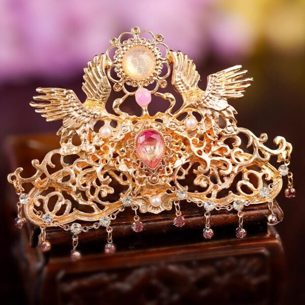 Imperial Phoenix Crown – Sacred Feminine Energy Hair Accessory